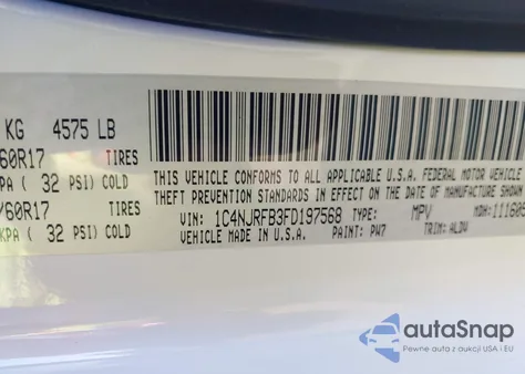 2015 Jeep Patriot High Altitude Edition from USA, damaged, VIN 1C4NJRFB3FD197568